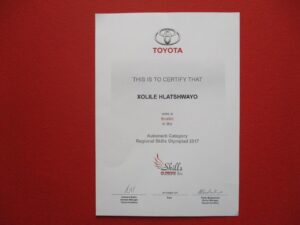 Toyota Skills Olympiad Awards
