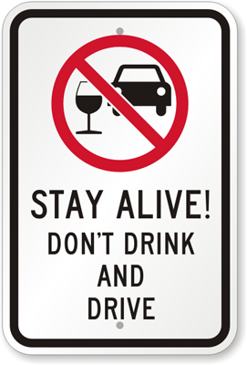 No Drinking And Driving Posters